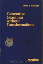 Generative Grammar without Transformations     PDF电子版封面     