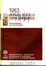 1983 ANNUAL BOOK OF ASTM STANDARDS VOLUME 14.01     PDF电子版封面     