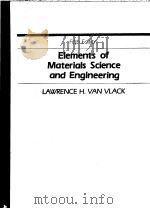 elements of materials science and engineering  fifth edition P633     PDF电子版封面     