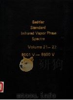 Sadtler Standard Infrared Vapor Phase Spectra Volume 21-22 8001V-8600V     PDF电子版封面     