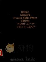 Sadtler Standard Infrared Vapor Phase Spectra Volume 23-24 8601V-9200V     PDF电子版封面     