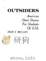 OUTSIDERS     PDF电子版封面     