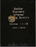 Standard Infrared Grating Spectra Volumes 11-12     PDF电子版封面     