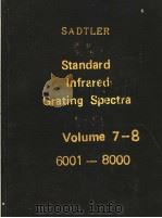 Standard Infrared Grating Spectra Volumes 7-8     PDF电子版封面     
