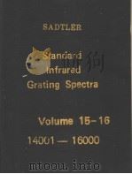 Standard Infrared Grating Spectra Volume 15-16     PDF电子版封面     