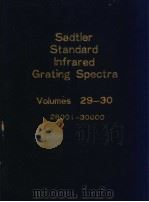 Standard Infrared Grating Spectra Volumes 29-30     PDF电子版封面     