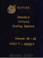 Sadtler Standard Infrared Grating Spectra Volumes 45-46     PDF电子版封面     