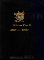 Standard N.M.R. Spectra Volume 73-74     PDF电子版封面     