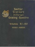 Sadtler Standard Infrared Grating Spectra Volumes 51-52     PDF电子版封面     