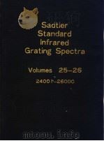 Sadtler Standard Infrared Grating Spectra Volumes 25-26     PDF电子版封面     