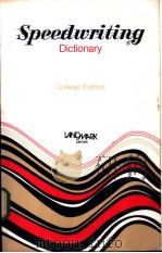 Speedwriting Dictionary     PDF电子版封面     