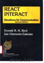 REACT INTERACT     PDF电子版封面  7506215144   
