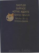 SADTLER SURFACE ACTIVE AGENTS IR Grating Spectra Volumes 18-20     PDF电子版封面     