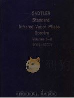 SADTLER Standard Infrared Vapor Phase Spectra Volumes 5-8     PDF电子版封面     
