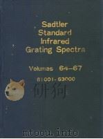 Sadtler Standard Infrared Grating Spectra Volumes 64-67     PDF电子版封面     