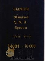 SADTLER Standard N.M.R. Spectra Vols.22-24     PDF电子版封面     