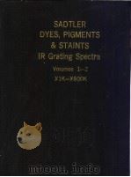 SADTLER DYES，PIGMENTS & STAINTS IR Grating Spectra Volumes 1-2     PDF电子版封面     