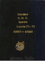 Standard N.M.R. Spectra Volume 71-72     PDF电子版封面     