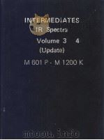 INTERMEDIATES IR Spectra Volume 3-4     PDF电子版封面     