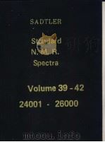 SADTLER Standard N.M.R. Spectra Volume 39-42     PDF电子版封面     