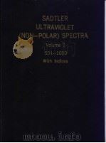 SADTLER ULTRAVIOLET （NON-POLAR） SPECTRA Volume 2     PDF电子版封面     