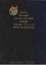 Sadtler Standard Carbon-13 NMR Indexes Volumes 101-110     PDF电子版封面     