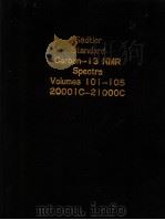Sadtler Standard Carbon-13 NMR Spectra Volumes 101-105     PDF电子版封面     