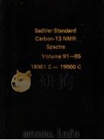 Sadtler Standard Carbon-13 NMR Spectra Volume 91-95     PDF电子版封面     