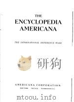 THE ENCYCLOPEDIA AMERICANA VOLUME 11     PDF电子版封面     