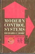 MODERN CONTROL SYSTEMS  SECOND EDITION     PDF电子版封面    RICHARD C.DORF 