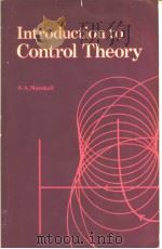Introdution to Control Theory     PDF电子版封面  0333183118  S.A.MARSHALL 