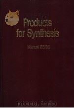 Products for Synthesis Manual 85/86     PDF电子版封面     