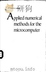 Applied numerical methods for the microcomputer（1984 PDF版）