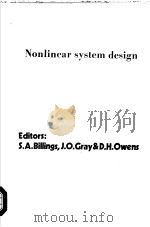 Nonlinear system design（1984 PDF版）