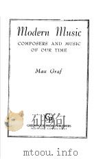 MODERN MUSIC   1978  PDF电子版封面  0313201854  MAX GRAF 