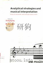 ANALYTICAL STRATEGIES AND MUSICAL INTERPRETATION     PDF电子版封面  0521465495   