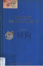 MODERN GERMAN MUSIC  VOLUME  Ⅱ     PDF电子版封面  0306719118  HENRY F.CHORLEY 