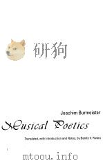 MUSICAL POETICS   1993  PDF电子版封面  0300051107  Joachim Burmeister 
