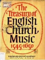 The Treasury of ENGLISH CHURCH MUSIC 1545-1650（1965 PDF版）