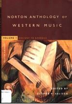 NORTON ANTHOLOGY OF WESTERN MUSIC  Fourth Edition  volume  1  Ancient to Baroque     PDF电子版封面  0393976904  CLAUDE V.PALISCA 