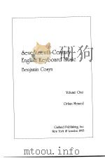 SEVENTEENTH-CENTURY ENGLISH KEYBOARD MUSIC（1993 PDF版）