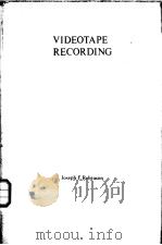 VIDEOTAPE RECORDING（1975 PDF版）