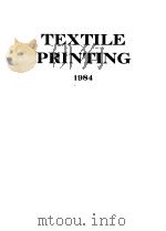 TEXTILE PRINTING   1984  PDF电子版封面     