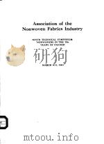 ASSOCIATION OF THE NONWOVEN FABRICS LNDUSTRY  NINTH TECHNICAL SYMPOSIUM（1981 PDF版）