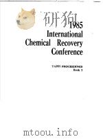 1985 INTERNATIONAL CHEMICAL RECOVERY CONFERENCE TAPPI PROCEEDINGS BOOK 2     PDF电子版封面     