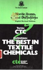 THE TEXTILE INSTITUTE  TEXTILE TERMS AND DEFINITIONS EIGHTH EDITION     PDF电子版封面  1870812069   