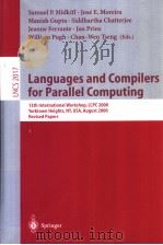 languages and Compilers for Parallel Computing     PDF电子版封面  3540428623   