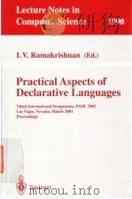 Practical Aspects of Declarative Language     PDF电子版封面  3540417680   