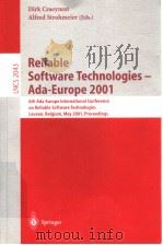 Reliable Software Technologies-Ada-Europe 2001     PDF电子版封面  3540421238   