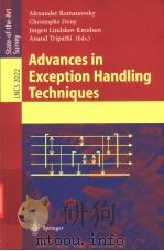 Advances in Exception Handing Techniques     PDF电子版封面  3540419527   